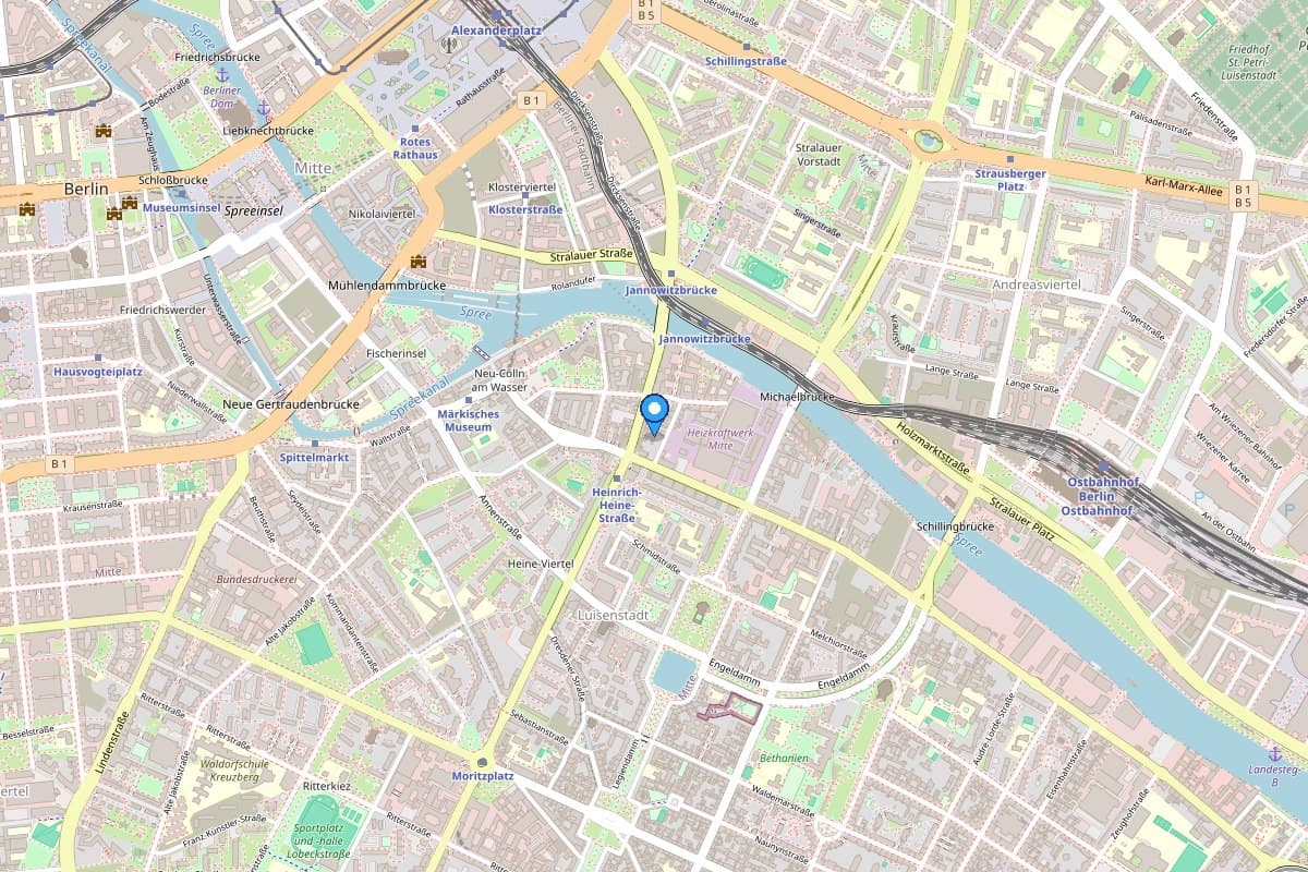 Karte: HOWE Immobilien, Brückenstraße 1, 10179 Berlin